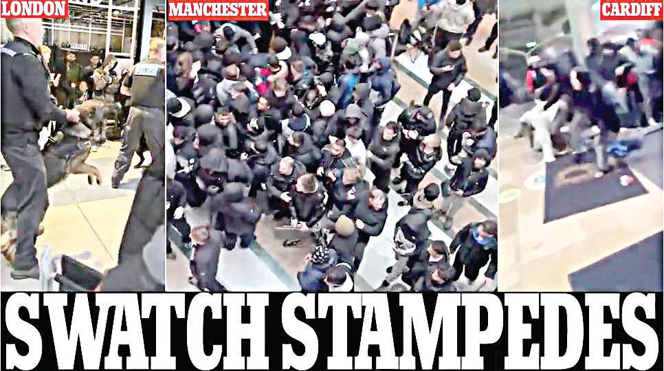 Swatch stampedes